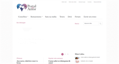 Desktop Screenshot of portaldoamor.com.br