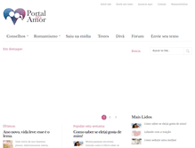 Tablet Screenshot of portaldoamor.com.br